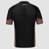 Fumetsu Competitor MK2 Short Sleeve Rash Guard Black/Brown    at Bytomic Trade and Wholesale