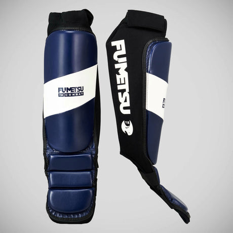 Fumetsu Ghost MMA Shin Guards Navy/White    at Bytomic Trade and Wholesale