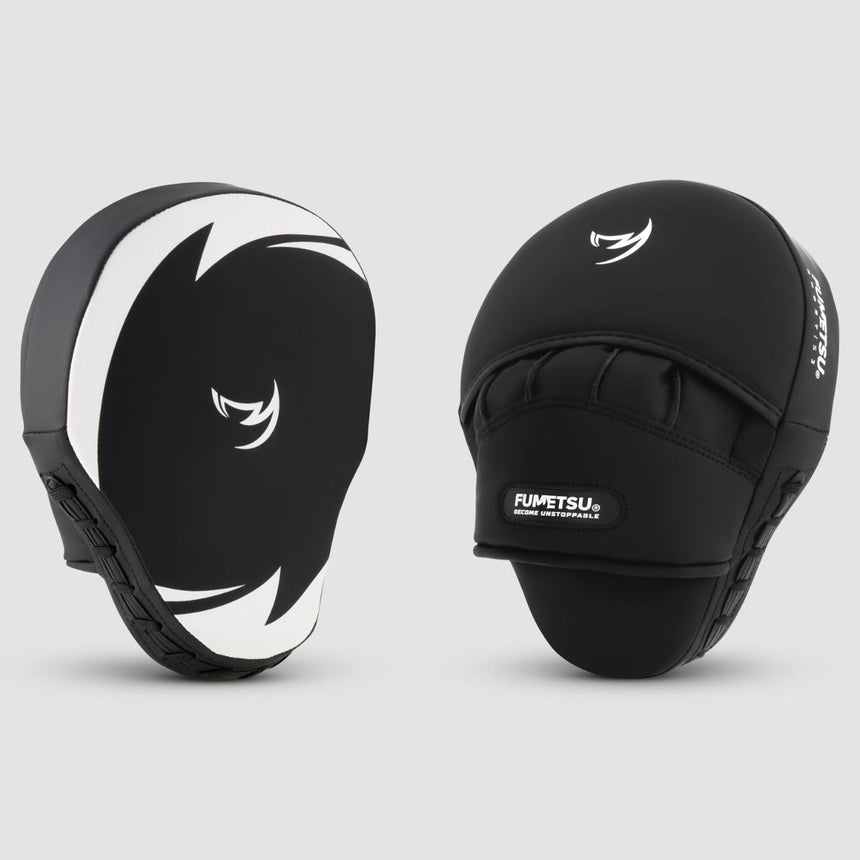 Black/White Fumetsu Ghost S3 Boxing Focus Mitts    at Bytomic Trade and Wholesale