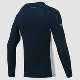 Fumetsu Icon Long Sleeve Rash Guard Navy/White    at Bytomic Trade and Wholesale