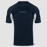 Fumetsu Icon Short Sleeve Rash Guard Navy/White    at Bytomic Trade and Wholesale