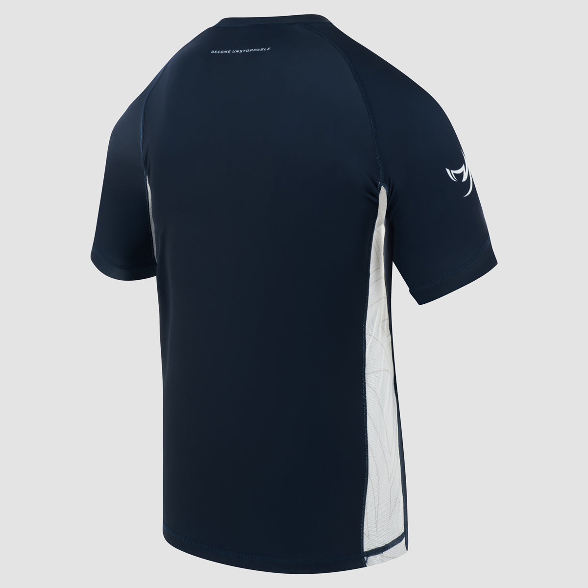 Fumetsu Icon Short Sleeve Rash Guard Navy/White    at Bytomic Trade and Wholesale