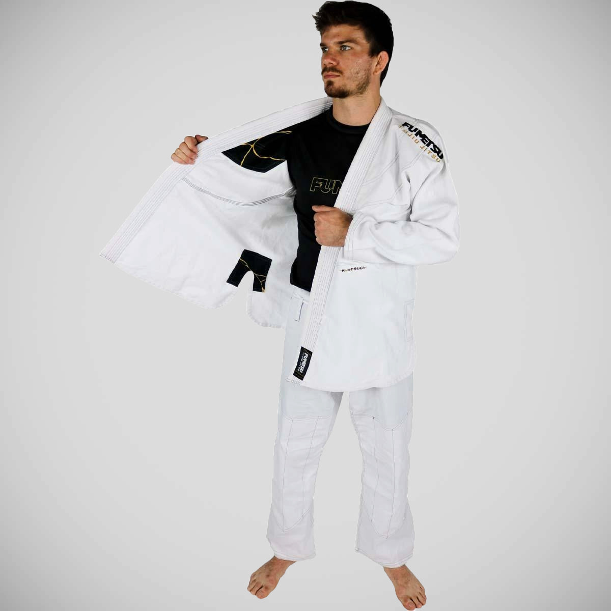 Fumetsu Kintsugi BJJ Gi White    at Bytomic Trade and Wholesale