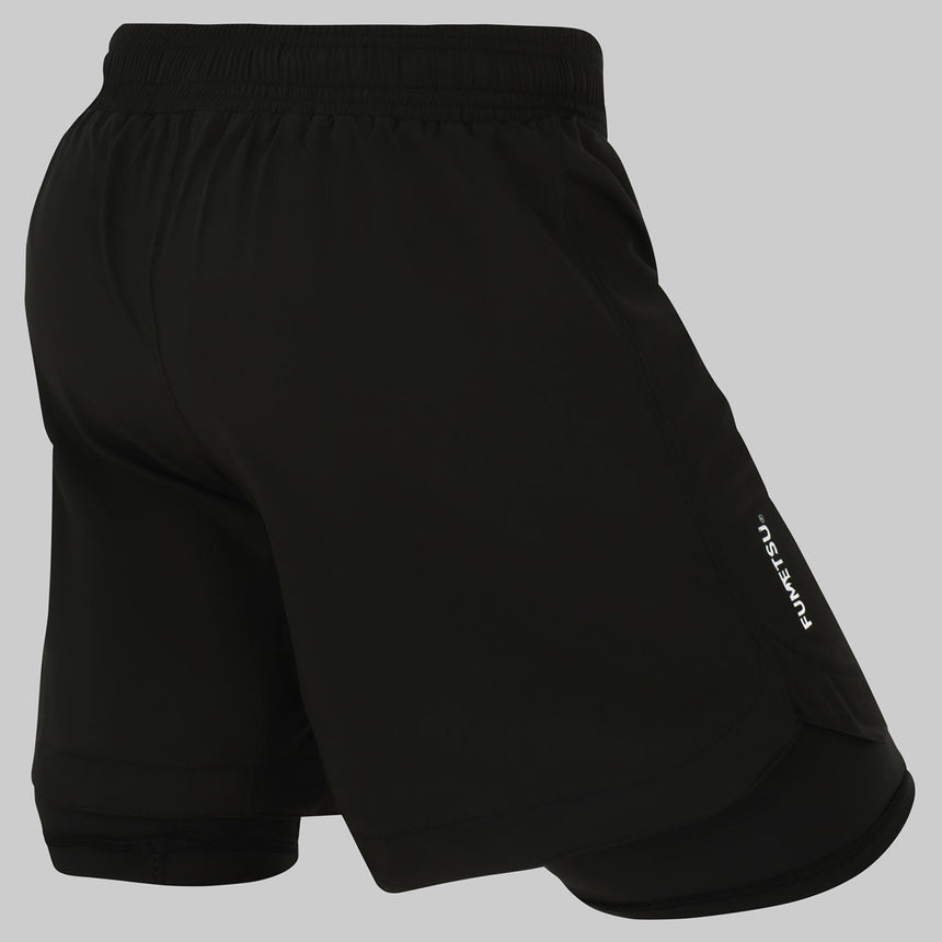 Fumetsu Origins Dual Layer Shorts Black    at Bytomic Trade and Wholesale