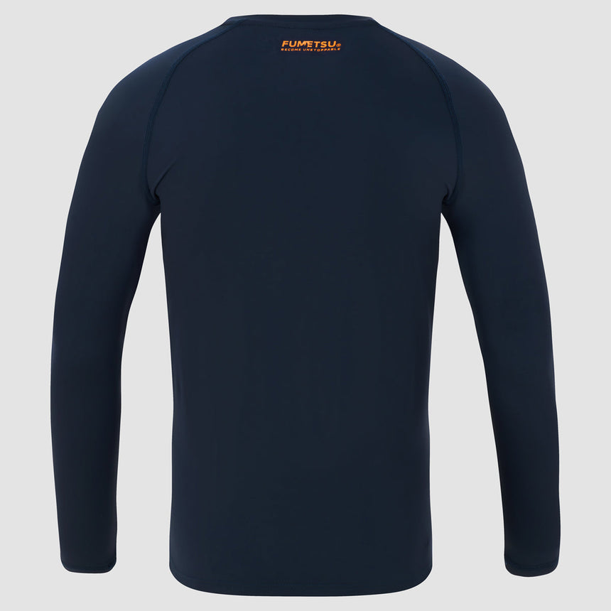 Navy Fumetsu Origins Long Sleeve Rash Guard    at Bytomic Trade and Wholesale