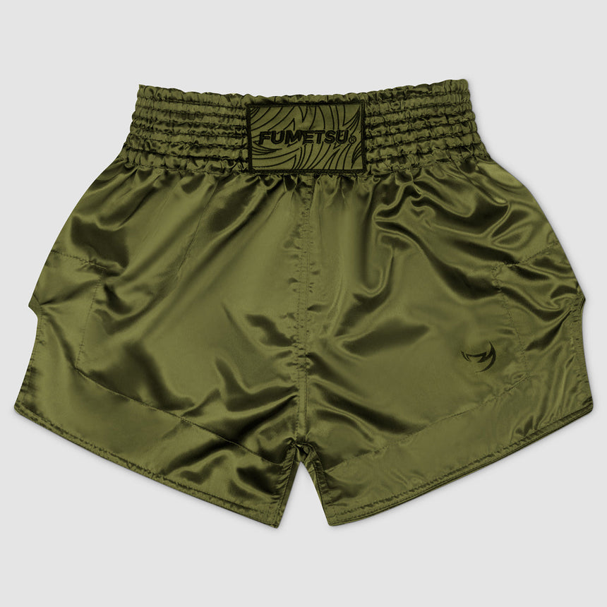 Fumetsu Origins Muay Thai Shorts Khaki    at Bytomic Trade and Wholesale