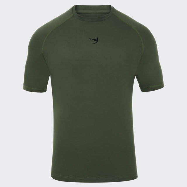 Fumetsu Origins Short Sleeve Rash Guard Khaki    at Bytomic Trade and Wholesale