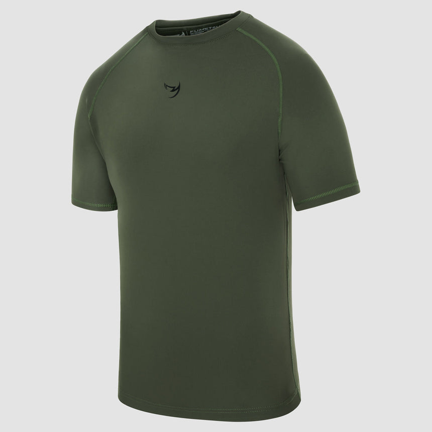 Fumetsu Origins Short Sleeve Rash Guard Khaki    at Bytomic Trade and Wholesale