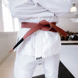Fumetsu Kids Ghost V-Lite BJJ Gi White/Black at Bytomic Trade and Wholesale