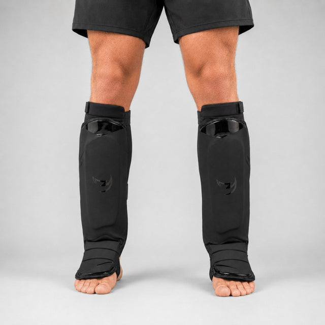 Fumetsu Ghost S3 MMA Shin Guards Black/Black at Bytomic Trade & Wholesale 1