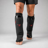 Fumetsu Ghost S3 MMA Shin Guards Black/Red at Bytomic Trade & Wholesale 1