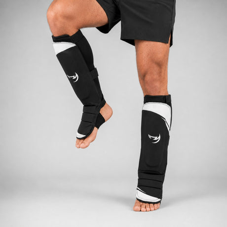 Ghost S3 MMA Shin Guards Black/White at Bytomic Trade & Wholesale 1