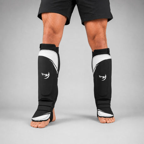 Ghost S3 MMA Shin Guards Black/White at Bytomic Trade & Wholesale 2