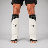 Fumetsu Ghost S3 MMA Shin Guards White/Black/Grey at Bytomic Trade & Wholesale 4