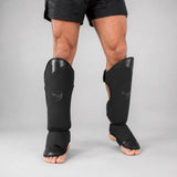 Fumetsu Ghost S3 Thai Shin Guards Black/Black at Bytomic Trade & Wholesale 3