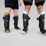 Fumetsu Ghost S3 Thai Shin Guards Black/Gold at Bytomic Trade & Wholesale 2