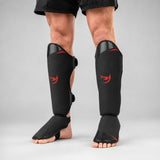 Fumetsu Ghost S3 Thai Shin Guards Black/Red at Bytomic Trade & Wholesale 4