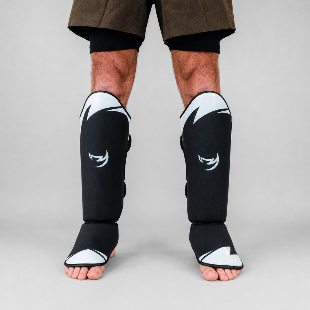 Fumetsu Ghost S3 Thai Shin Guards Black/White at Bytomic Trade & Wholesale 1