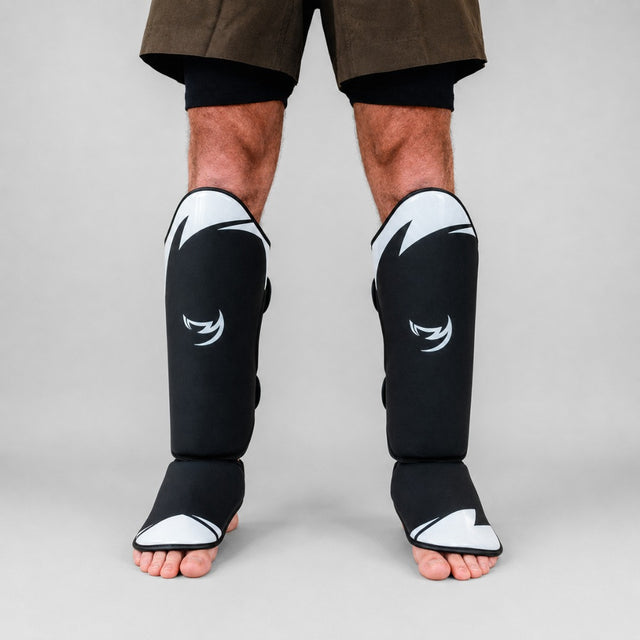 Fumetsu Ghost S3 Thai Shin Guards Black/White at Bytomic Trade & Wholesale 1
