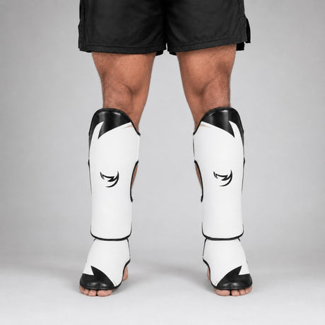Fumetsu Ghost S3 Thai Shin Guards White/Black/Grey at Bytomic Trade & Wholesale 1