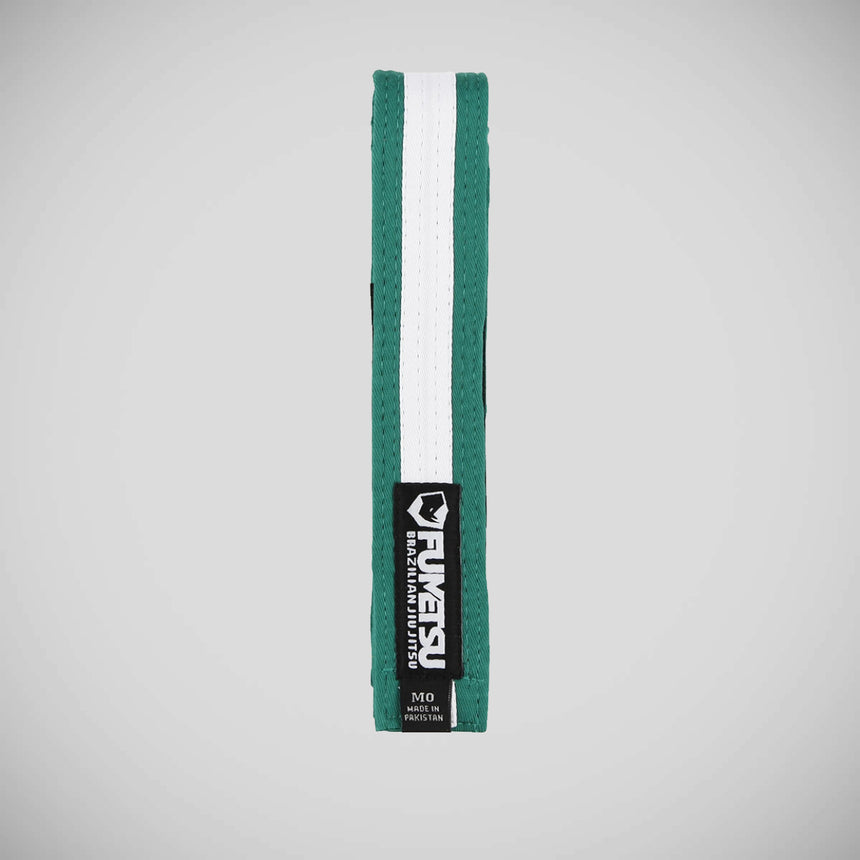 Green/White Fumetsu Kids BJJ Belt    at Bytomic Trade and Wholesale