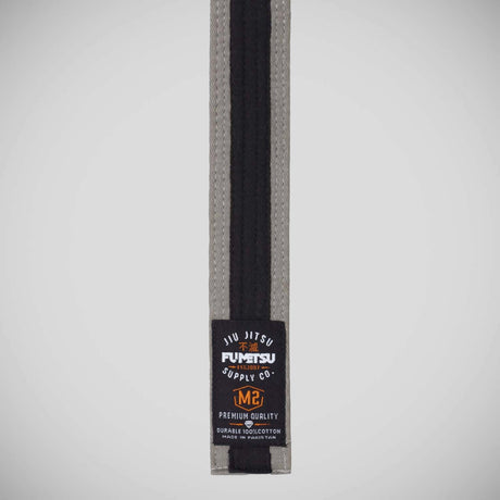 Grey/Black Fumetsu V2 Kids BJJ Belt at Bytomic Trade and Wholesale