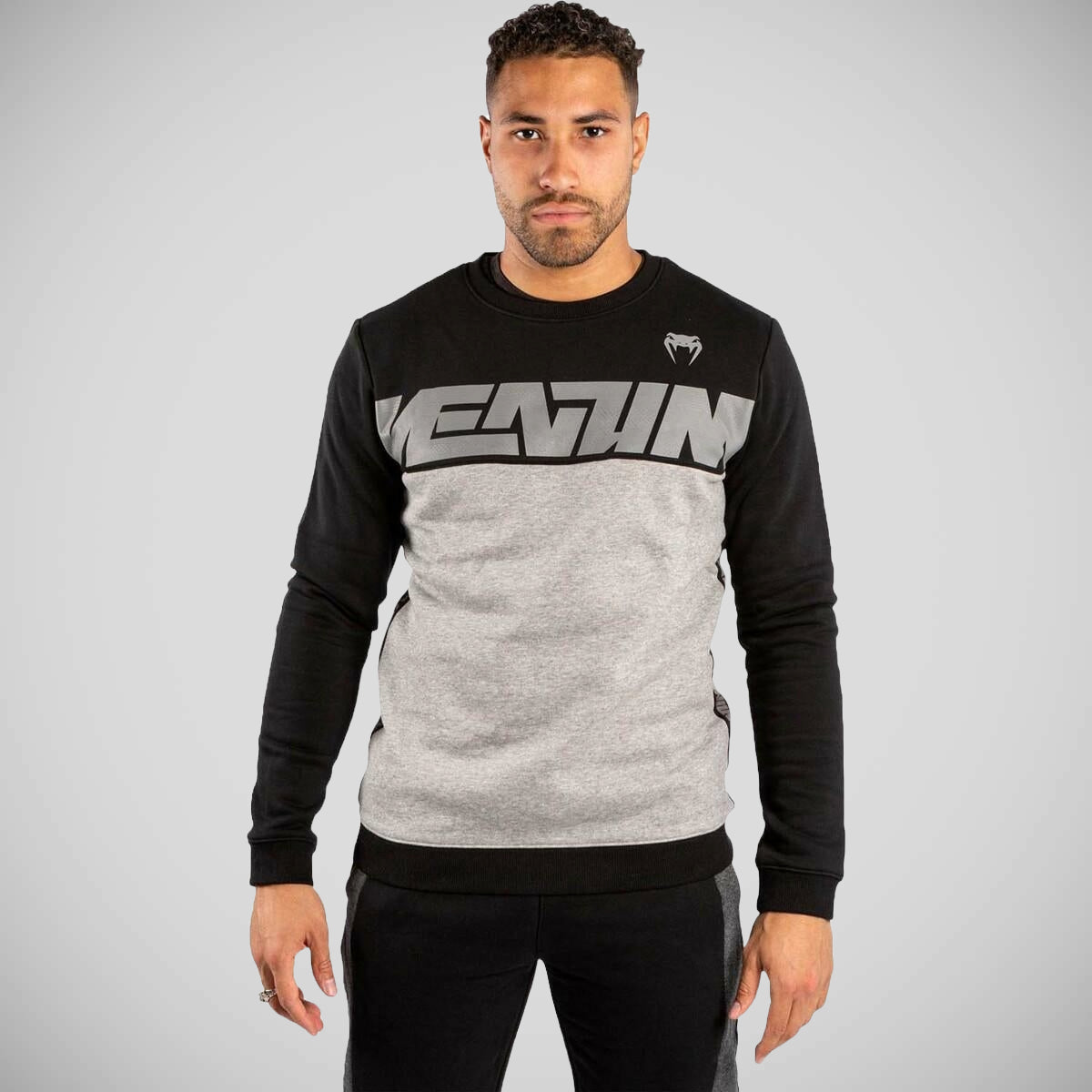 Venum Connect Sweatshirt Grey/Black    at Bytomic Trade and Wholesale