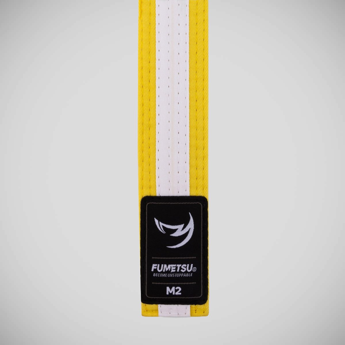 Fumetsu Icon Kids Jiu Jitsu Belt Yellow/White    at Bytomic Trade and Wholesale