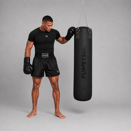 Fumetsu Icon 4ft Punch Bag Black/Black Photoshoot 2