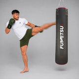 Fumetsu Icon 5ft Punch Bag Black/Red/White Photoshoot 1