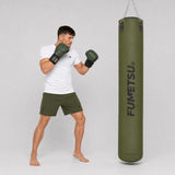 Fumetsu Icon 6ft Punch Bag Khaki Photoshoot 1