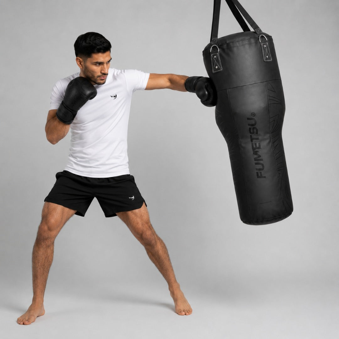 Icon Angle Punch Bag Black/Black Lifestyle 1