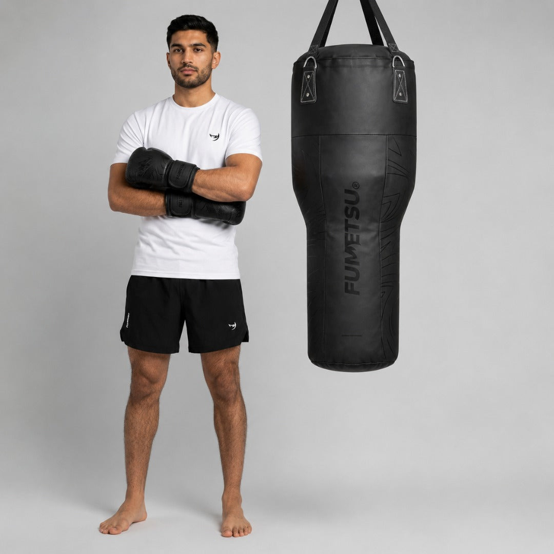 Icon Angle Punch Bag Black/Black Lifestyle 2