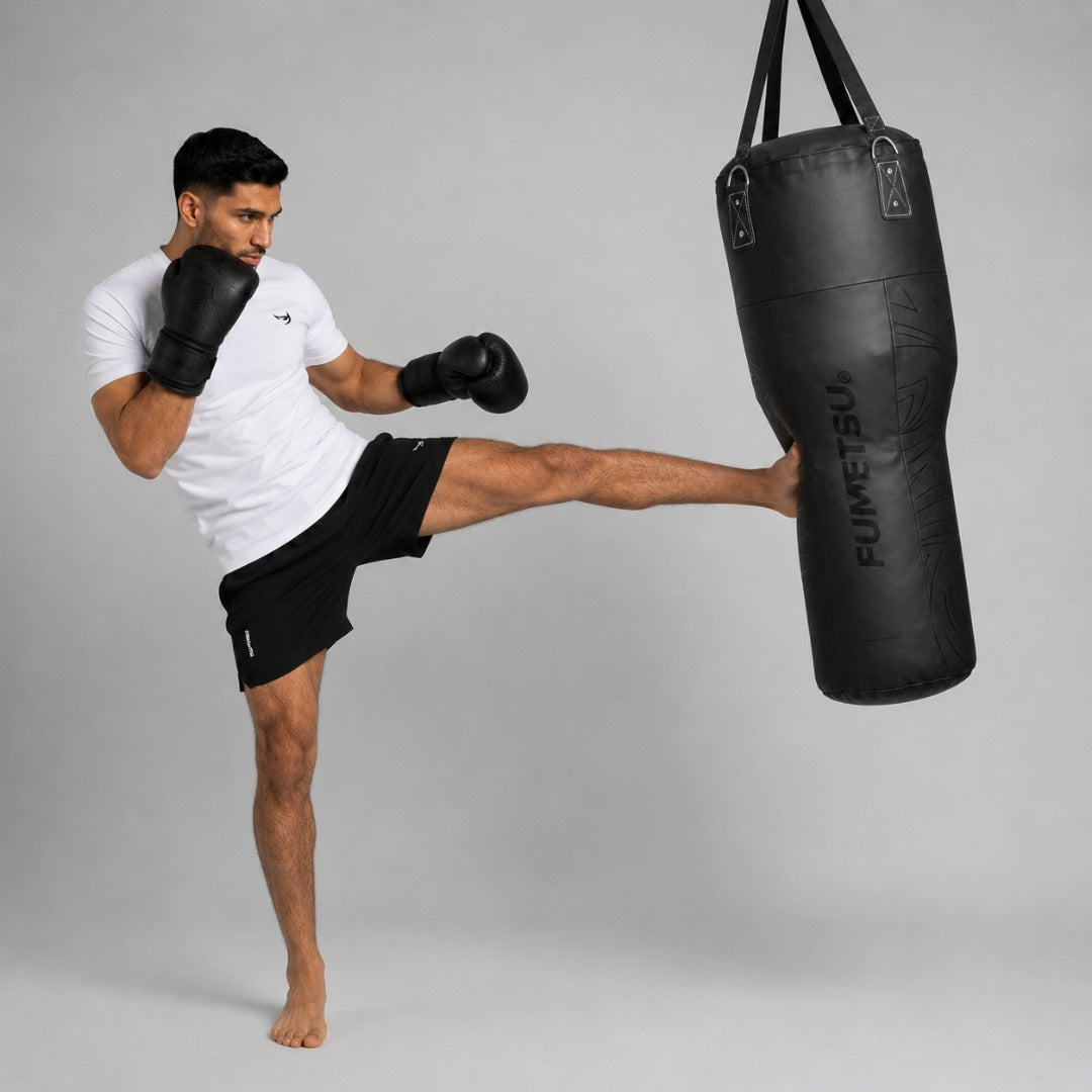 Icon Angle Punch Bag Black/Black Lifestyle 4