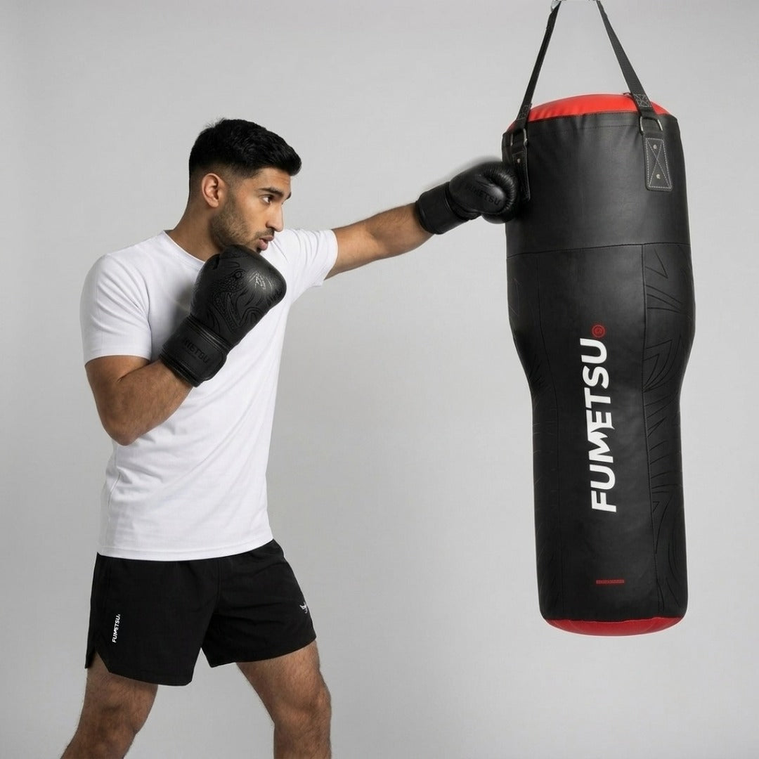 Fumetsu Icon Angle Punch Bag Black/Red/White Photoshoot 3