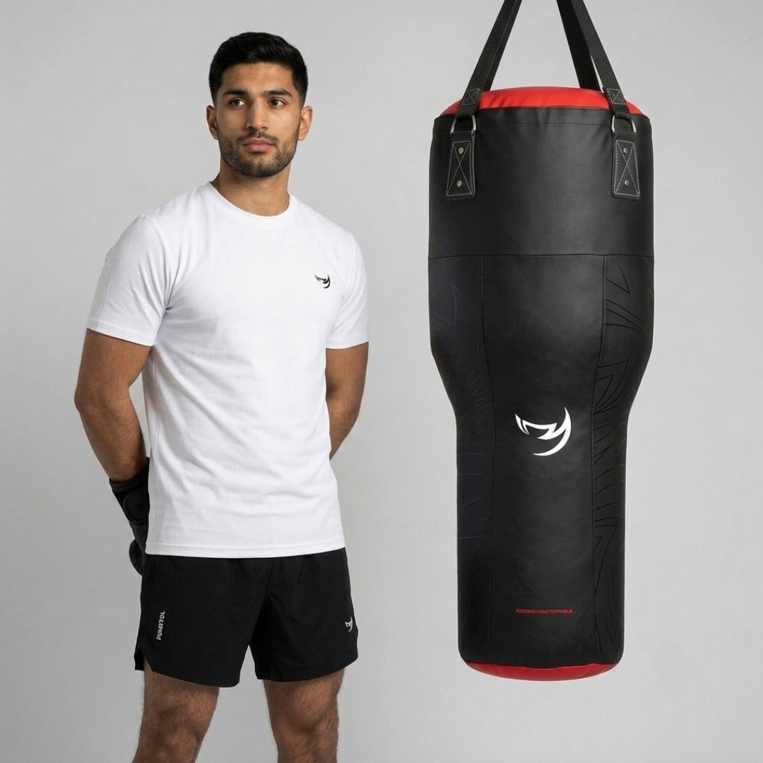 Fumetsu Icon Angle Punch Bag Black/Red/White Photoshoot 4