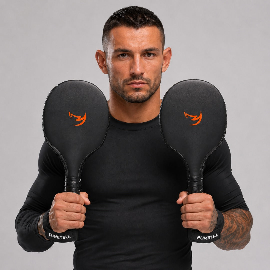 Fumetsu Icon Boxing Paddles Black/Orange