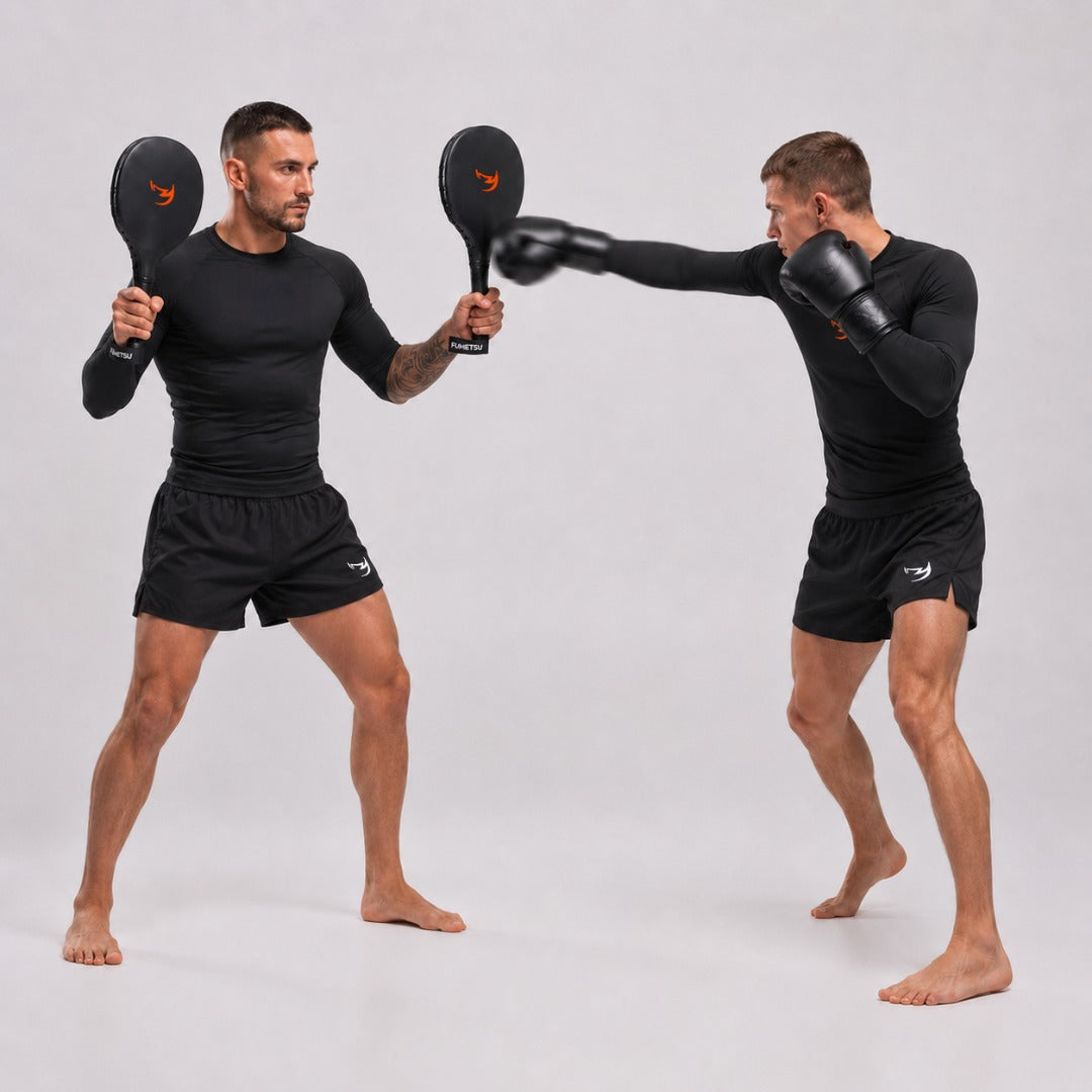 Fumetsu Icon Boxing Paddles Black/Orange