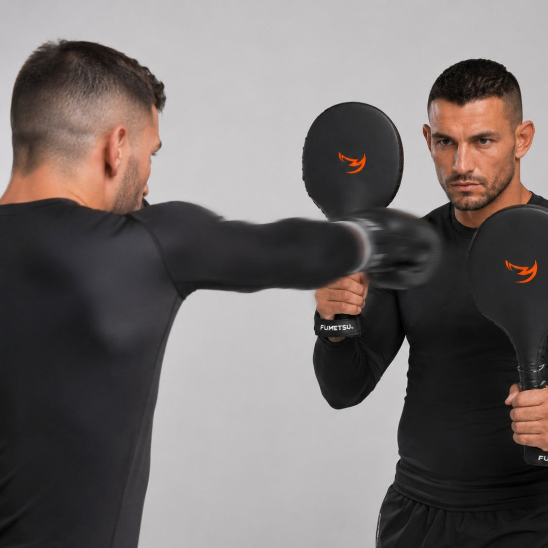 Fumetsu Icon Boxing Paddles Black/Orange