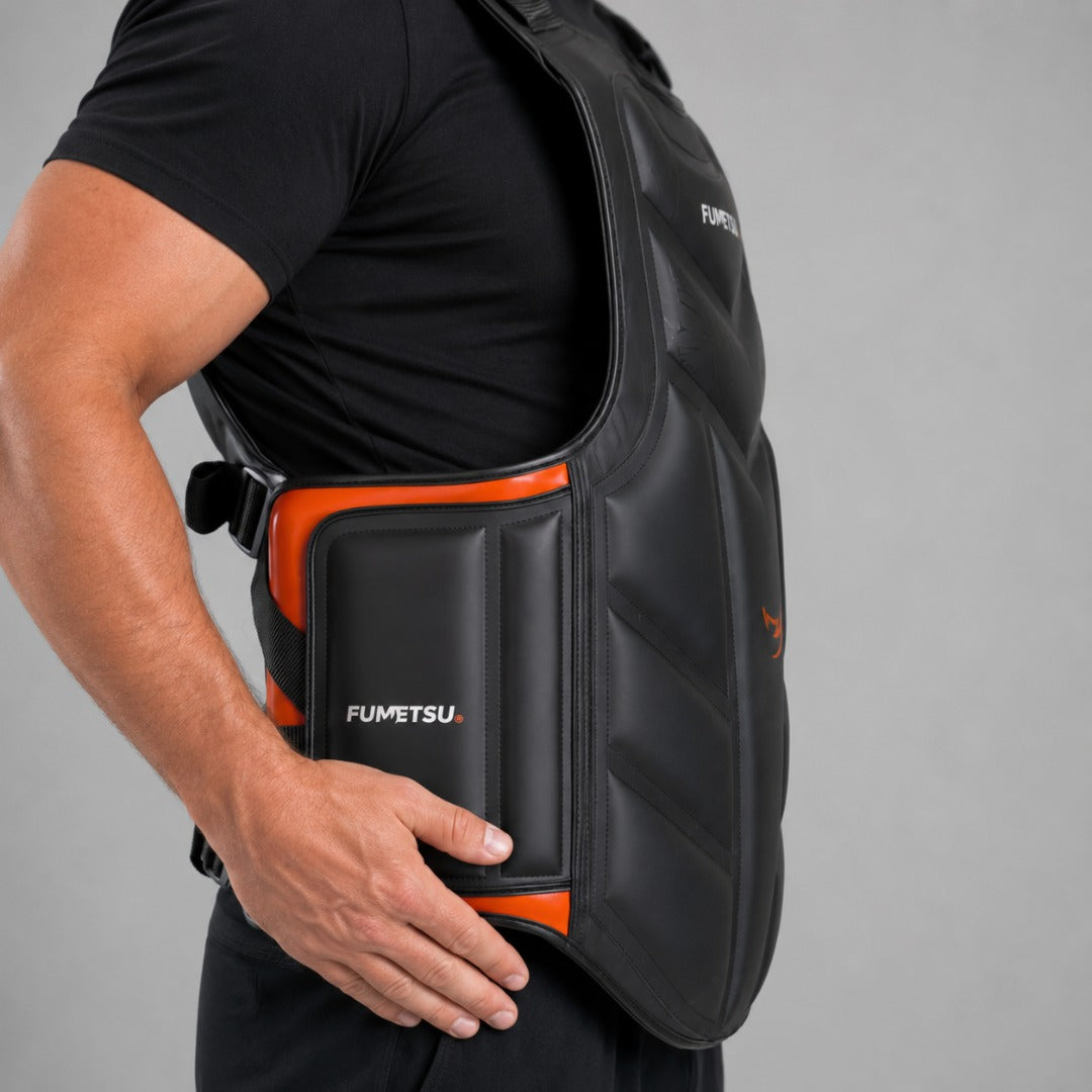 Fumetsu Icon Coaching Body Protector Black/Orange