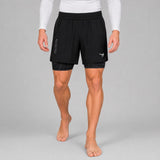 Fumetsu Icon Dual Layer Training Shorts Black at Bytomic Trade & Wholesale 4