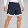 Fumetsu Icon Dual Layer Training Shorts Navy/White