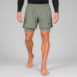 Icon Dual Layer Training Shorts Sand at Bytomic Trade & Wholesale 1