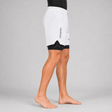 Icon Dual Layer Training Shorts White/Black at Bytomic Trade & Wholesale 5