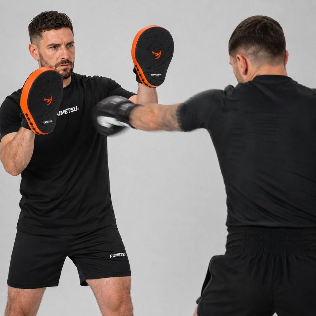 Fumetsu Icon Focus Mitts Black/Orange