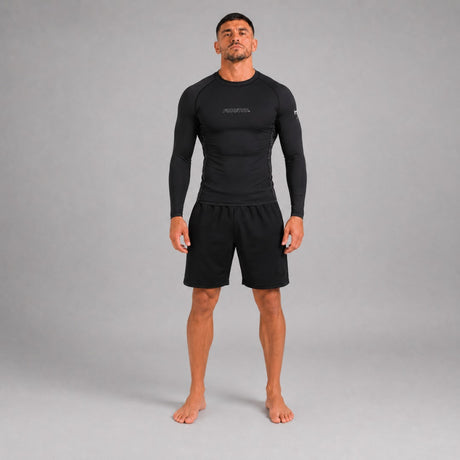Fumetsu Icon Long Sleeve Rash Guard Black
