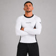 Fumetsu Icon Long Sleeve Rash Guard White/Black    at Bytomic Trade and Wholesale