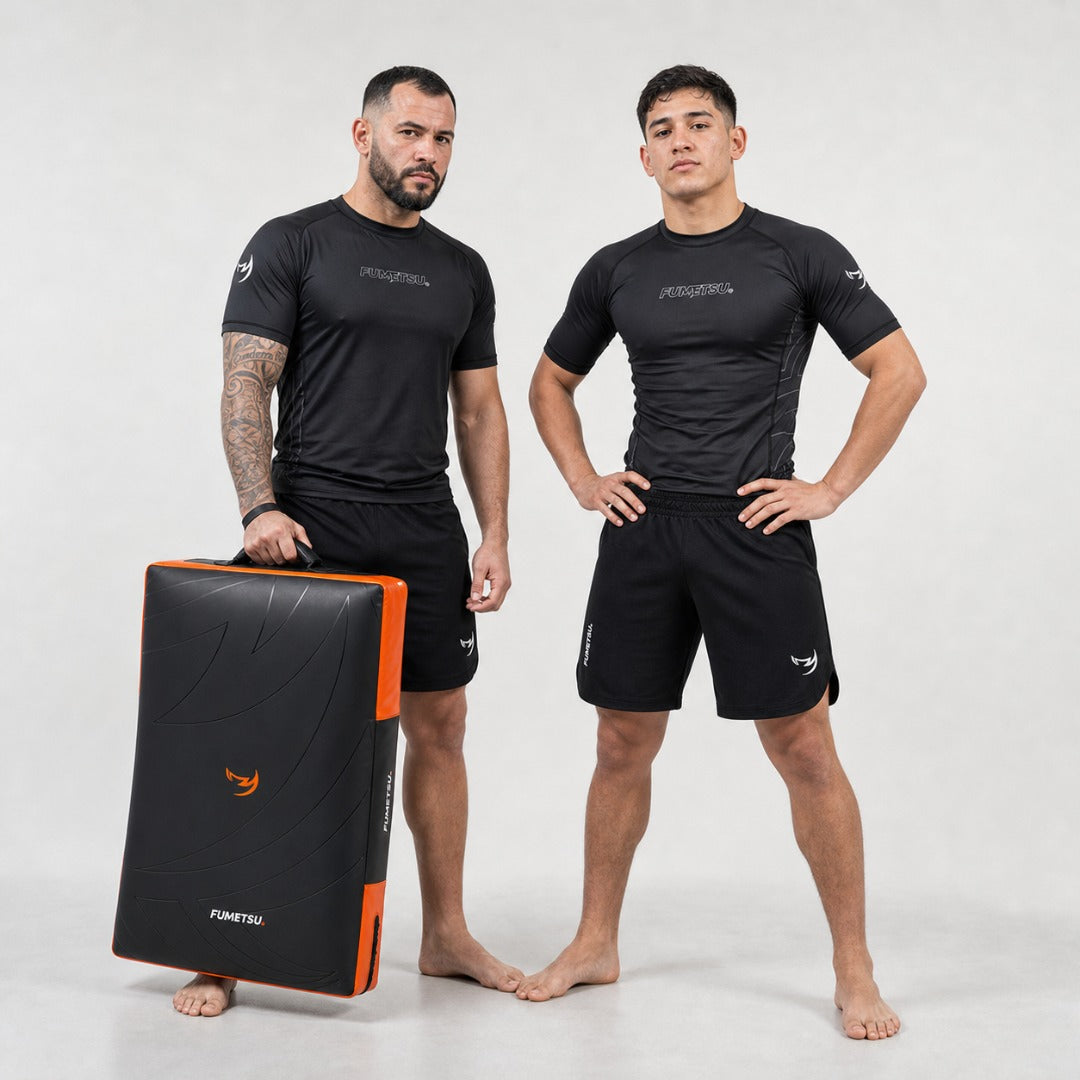 Fumetsu Icon Square Kick Shield Black/Orange