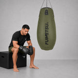 Fumetsu Icon Tear Drop Punch Bag Khaki Photoshoot 3