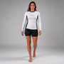 Fumetsu Icon Womens Long Sleeve Rash Guard White/Black